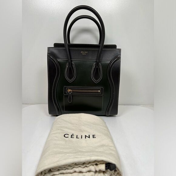 CELINE Smooth Calfskin Nano Tri-Color Luggage - Picture 1 of 16